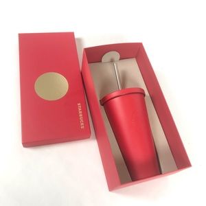 Starbucks stainless steel cup - Matte Red 16 Fl oz